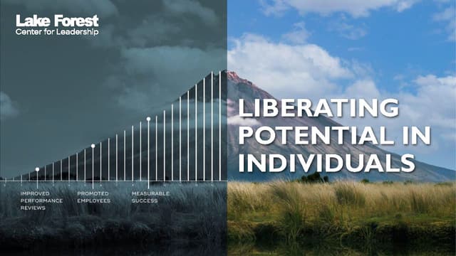 Liberating Potential in Individuals